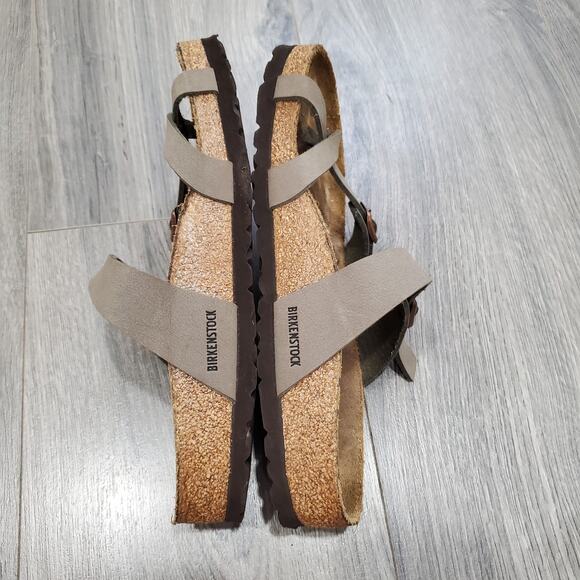 Birkenstock Mayari Sandals Womens Size 39 8.5 Leather Cork Footbed Comfort Shoes - Picture 5 of 7
